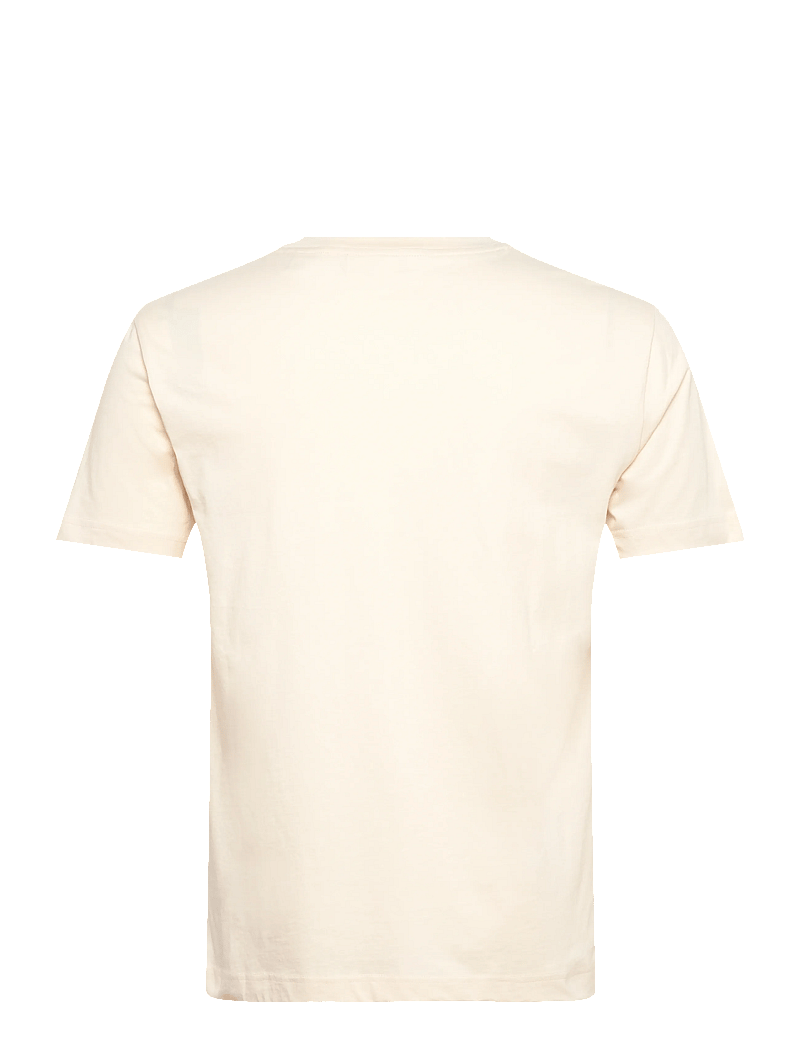 Gant - GRAPHIC SS TSHIRT - kortærmede t-shirts - creamed white - 2