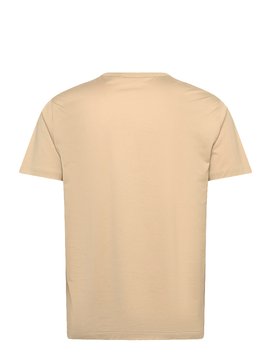 Gant - PIMA SS T-SHIRT - kortærmede t-shirts - oat beige - 2