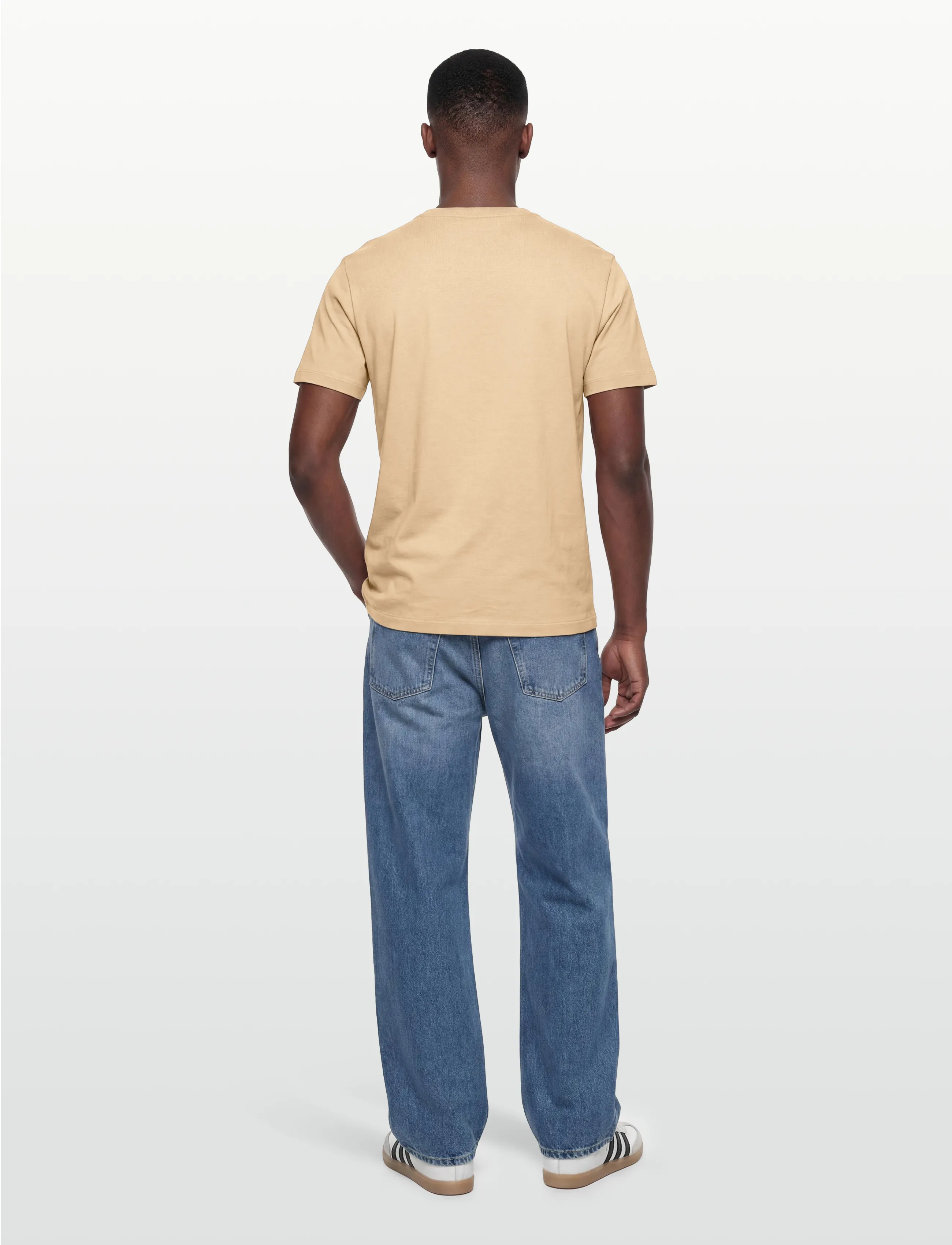 Gant - PIMA SS T-SHIRT - kortærmede t-shirts - oat beige - 4