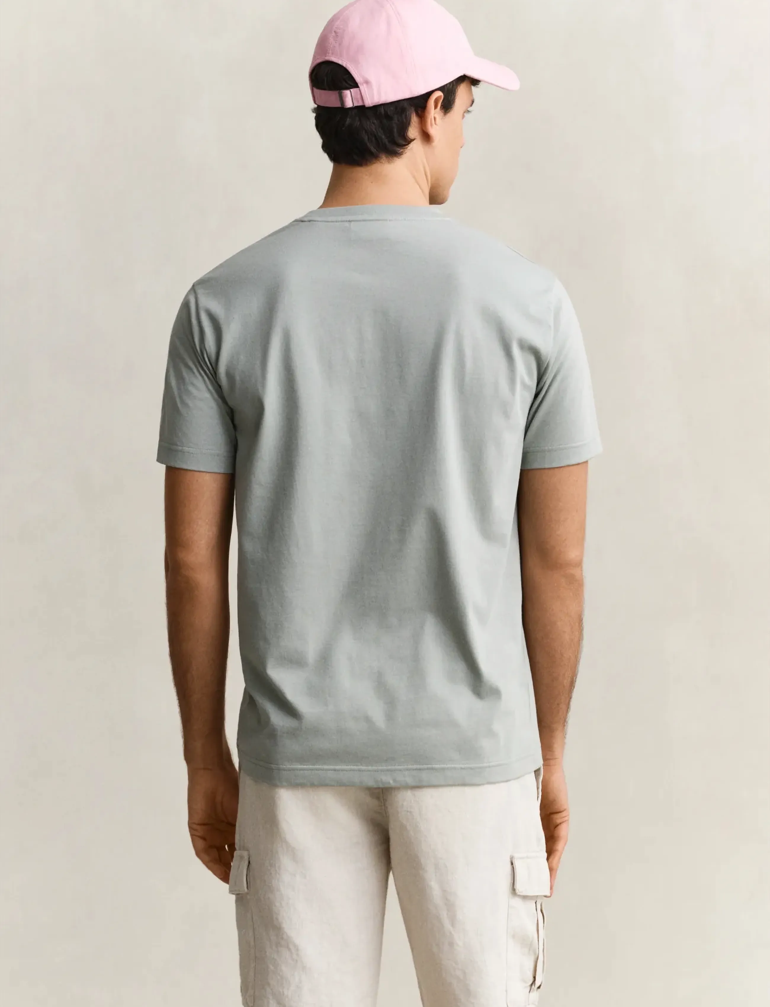 Gant - SCENERY GRAPHIC SS TSHIRT - kurzärmelig - ceramic grey - 2