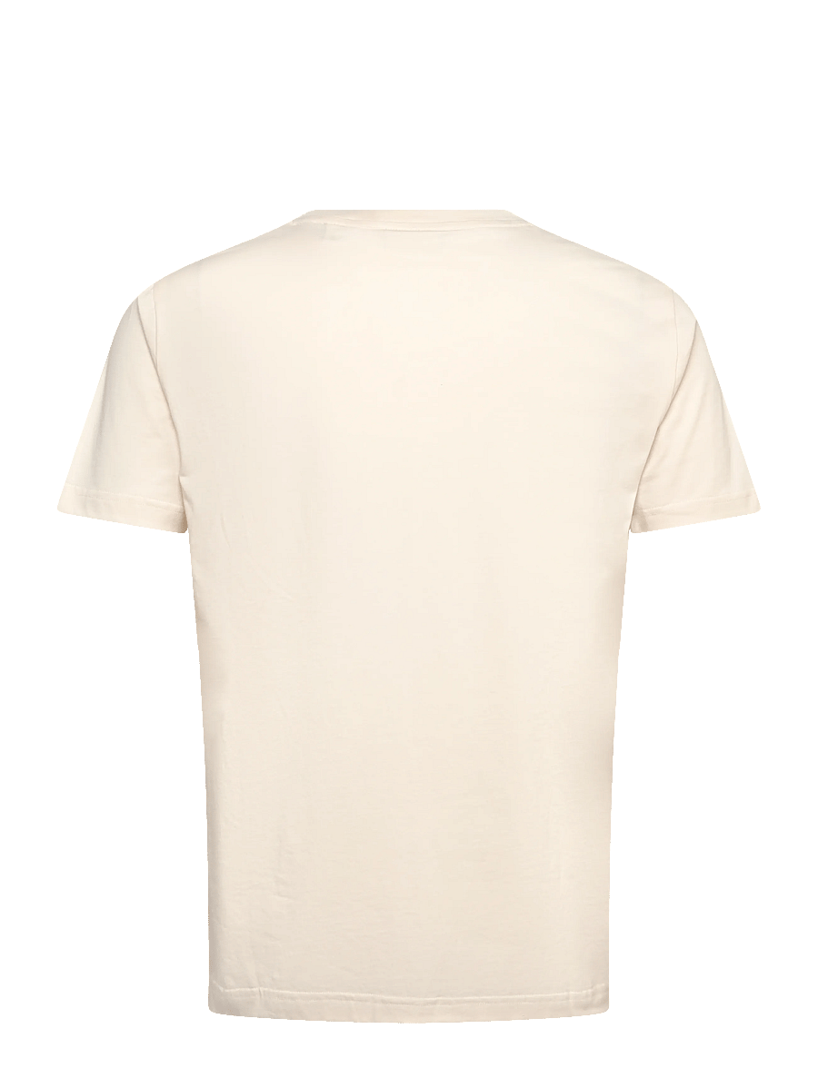 Gant - GRAPHIC SS TSHIRT - kurzärmelig - cream - 2