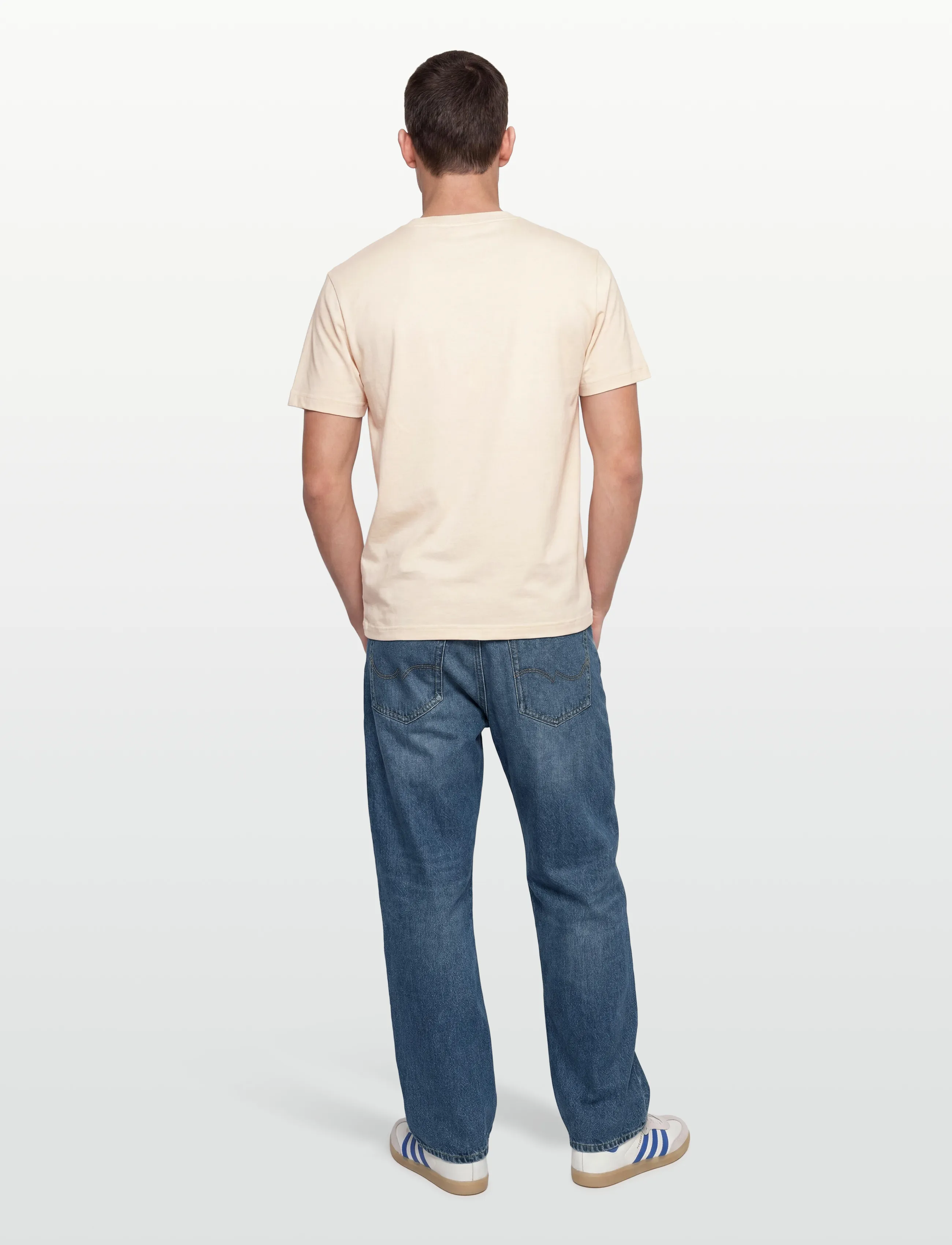 Gant - GRAPHIC SS TSHIRT - kortärmade t-shirts - cream - 4
