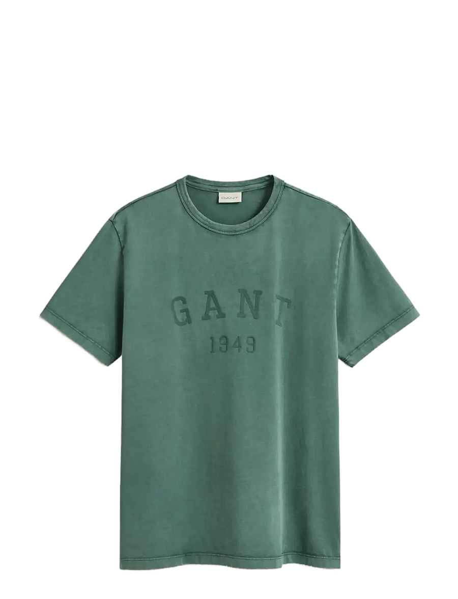 Gant - GRAPHIC SS T-SHIRT - kurzärmelige t-shirts - dark emerald - 2