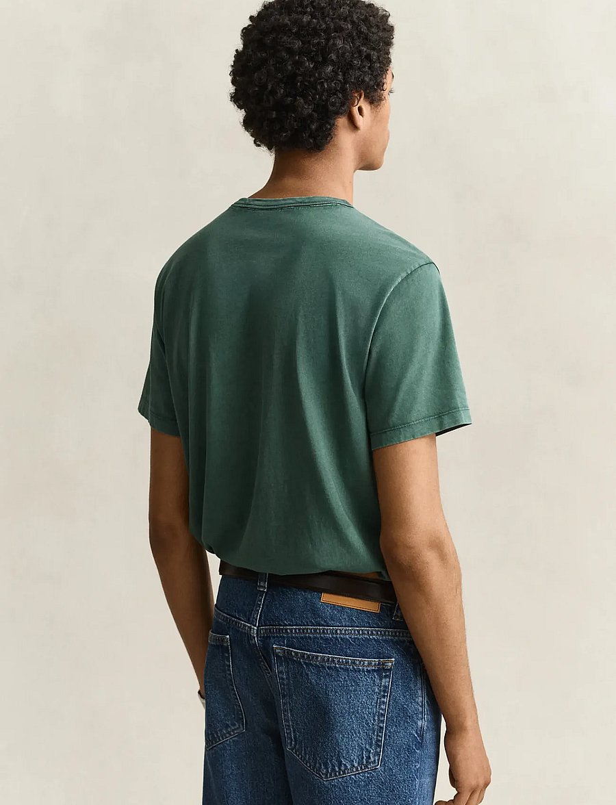 Gant - GRAPHIC SS T-SHIRT - kurzärmelige t-shirts - dark emerald - 3