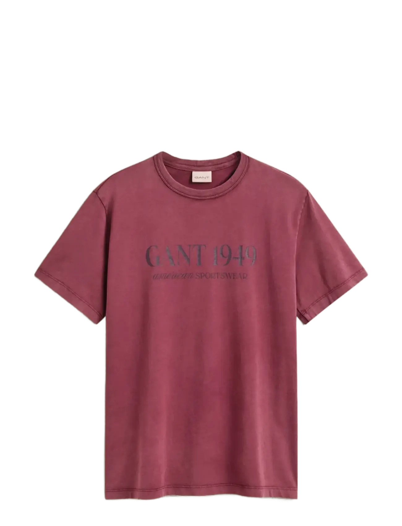 Gant - GRAPHIC SS T-SHIRT - kurzärmelige t-shirts - deep grape wine - 2