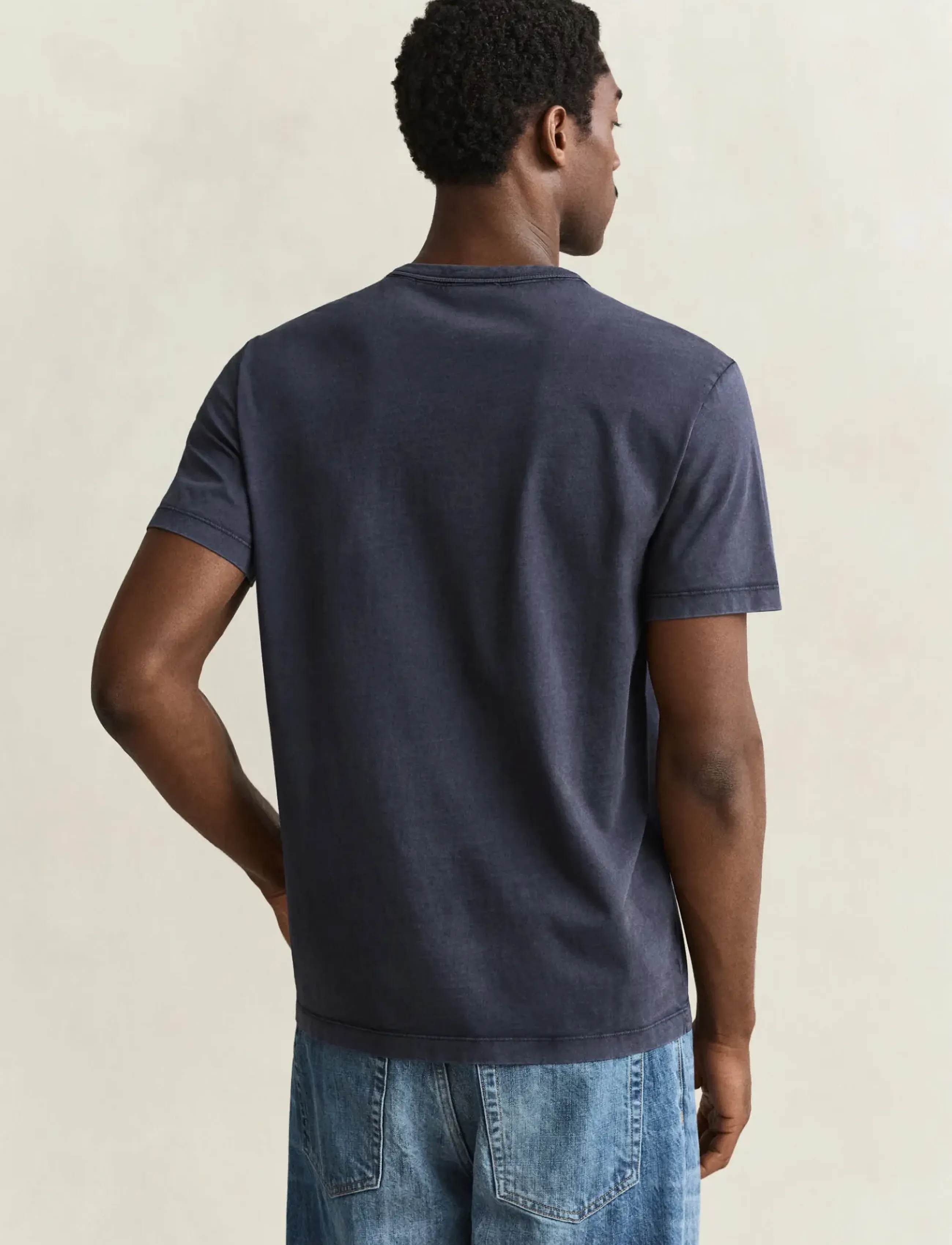 Gant - GRAPHIC SS T-SHIRT - kurzärmelige t-shirts - evening blue - 2