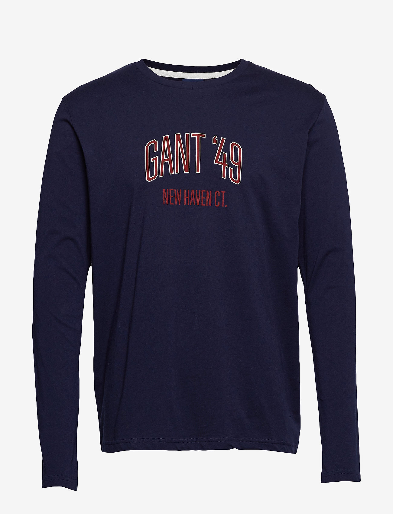 GANT - D1. GRAPHIC LS T-SHIRT - evening blue - 0