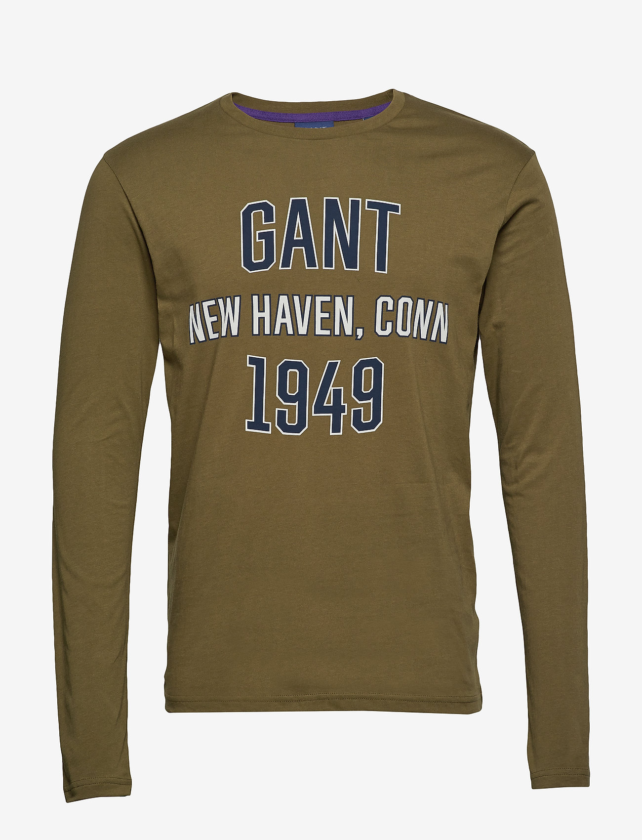 GANT - D1. GRAPHIC LS T-SHIRT - dark cactus - 0