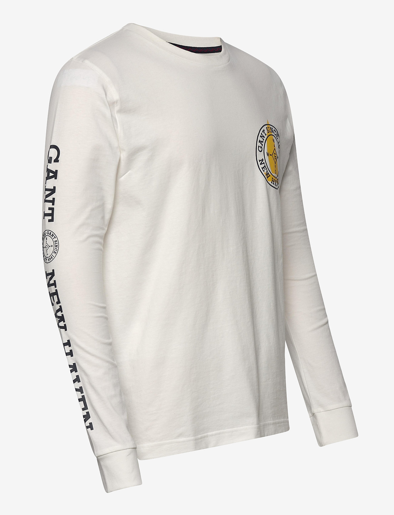 GANT - D1. NAUTICAL LS T-SHIRT - eggshell - 2