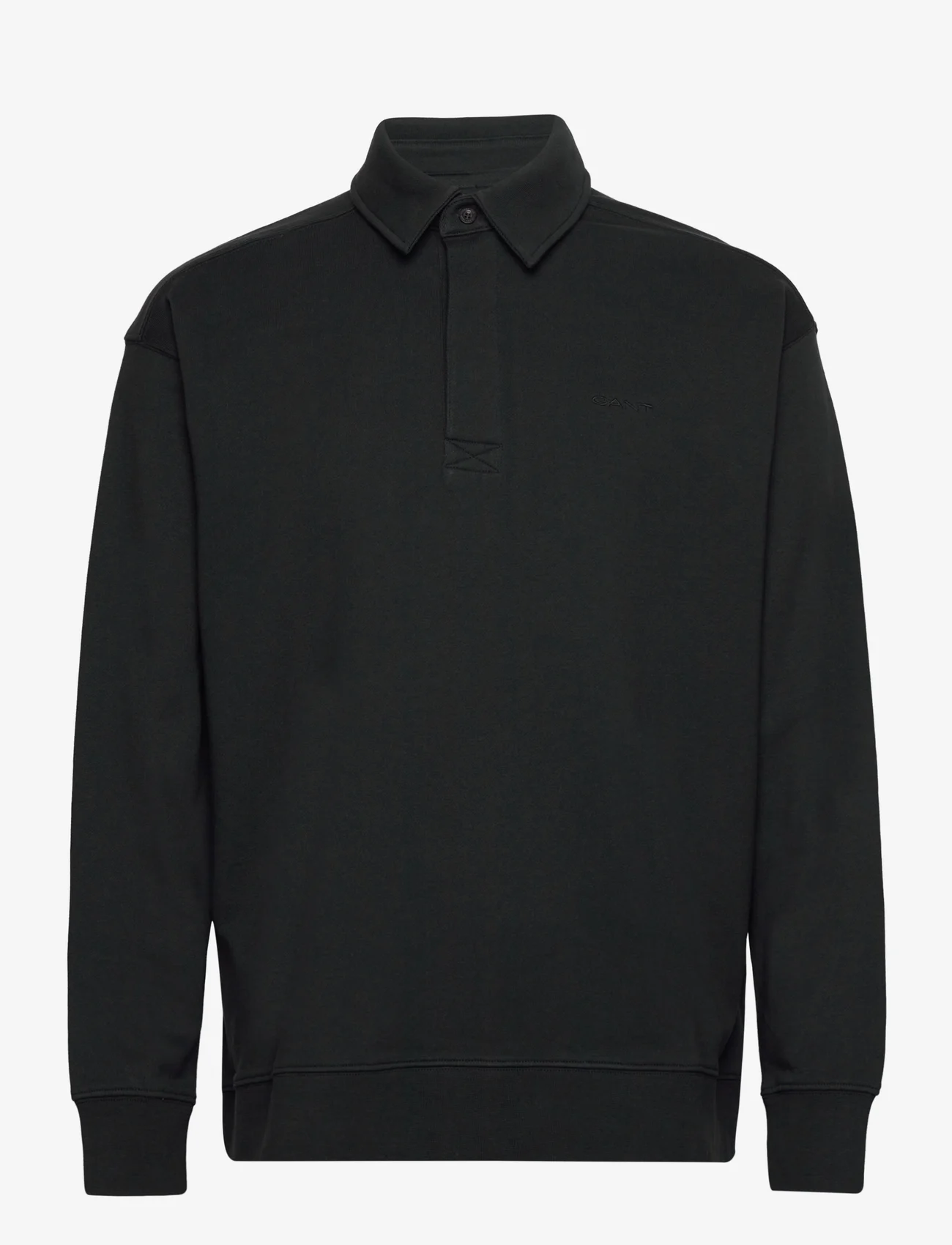 GANT - GANT ICON RUGGER - polo marškinėliai ilgomis rankovėmis - black - 0