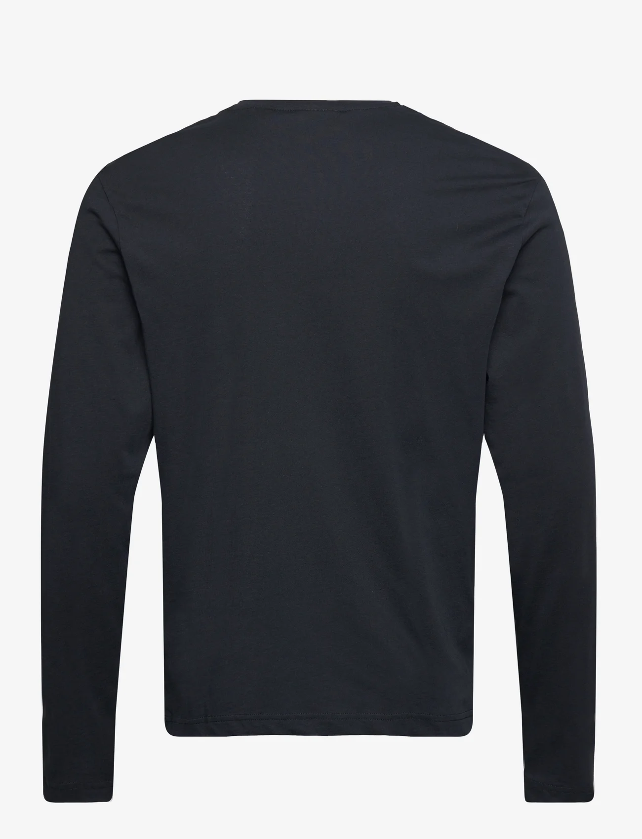 GANT - REG SHIELD LS T-SHIRT - langærmede t-shirts - black - 1