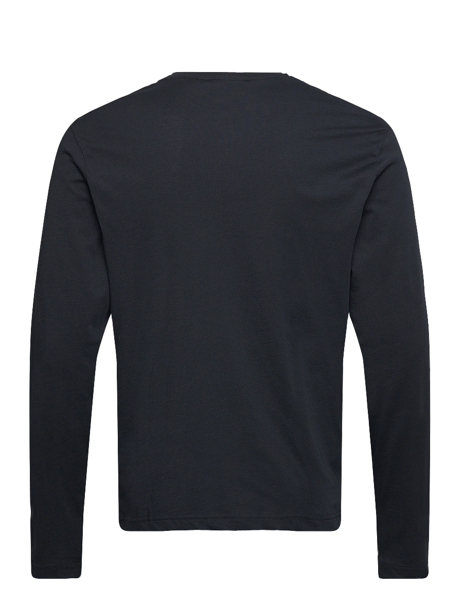 Gant - Shield Long Sleeve T-Shirt - langærmede t-shirts - black - 2