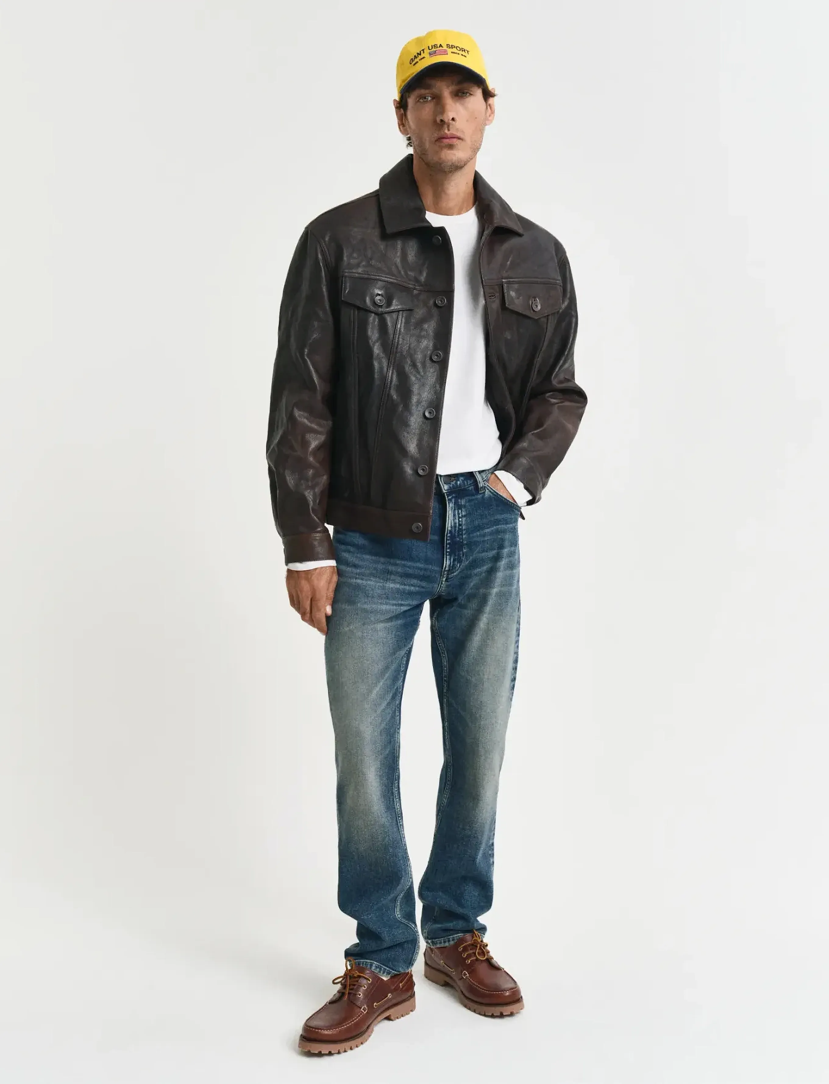 Gant - REG SHIELD LS T-SHIRT - pikkade varrukatega t-särgid - eggshell - 5