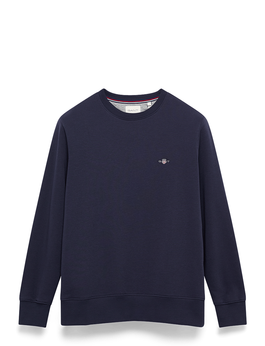 Gant - Shield Long Sleeve T-Shirt - långärmade t-shirts - evening blue - 2