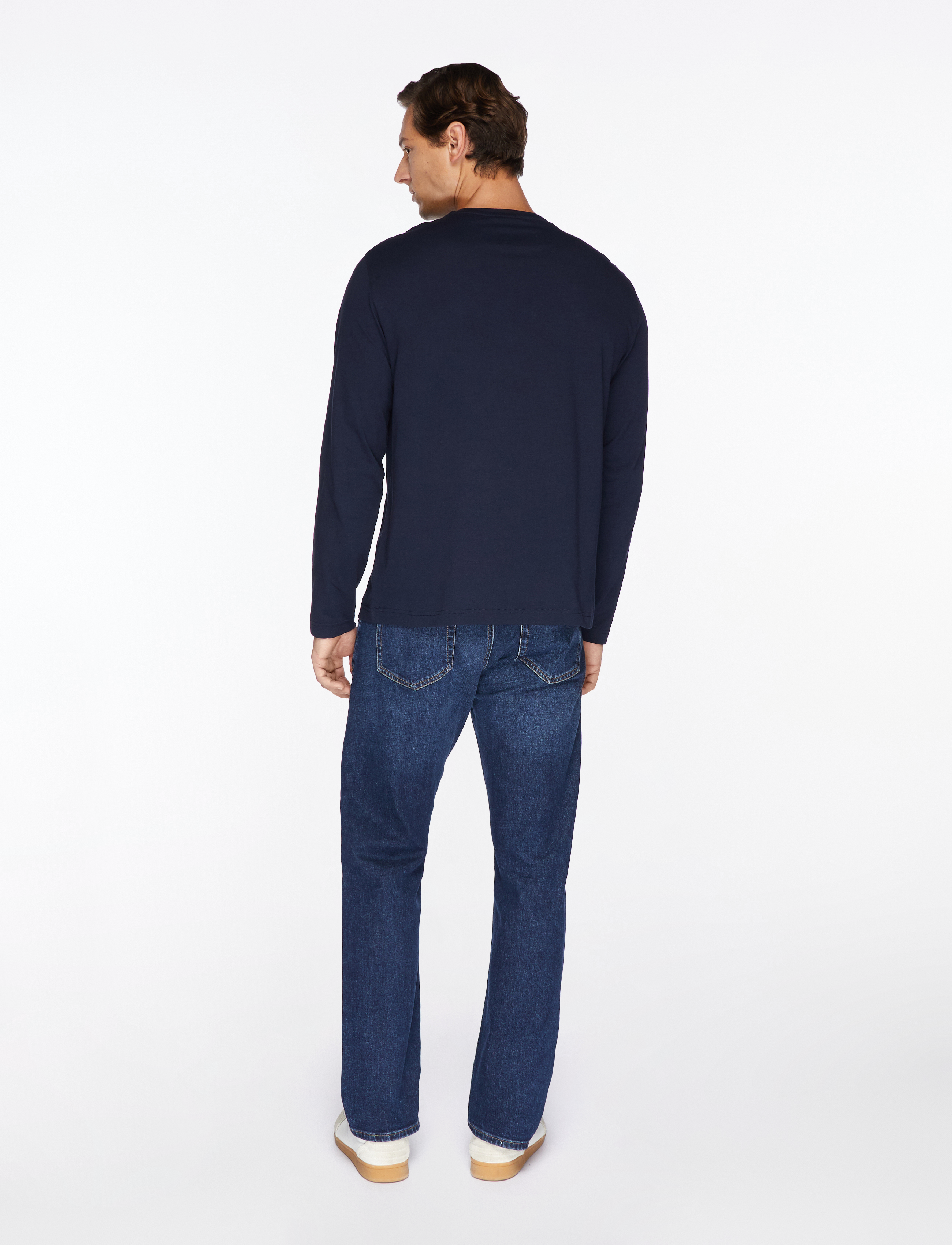 Gant - REG SHIELD LS T-SHIRT - langärmelig - evening blue - 5