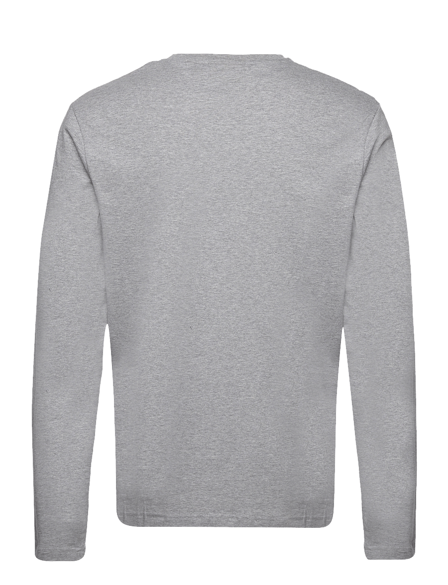 Gant - Shield Long Sleeve T-Shirt - långärmade t-shirts - grey melange - 2