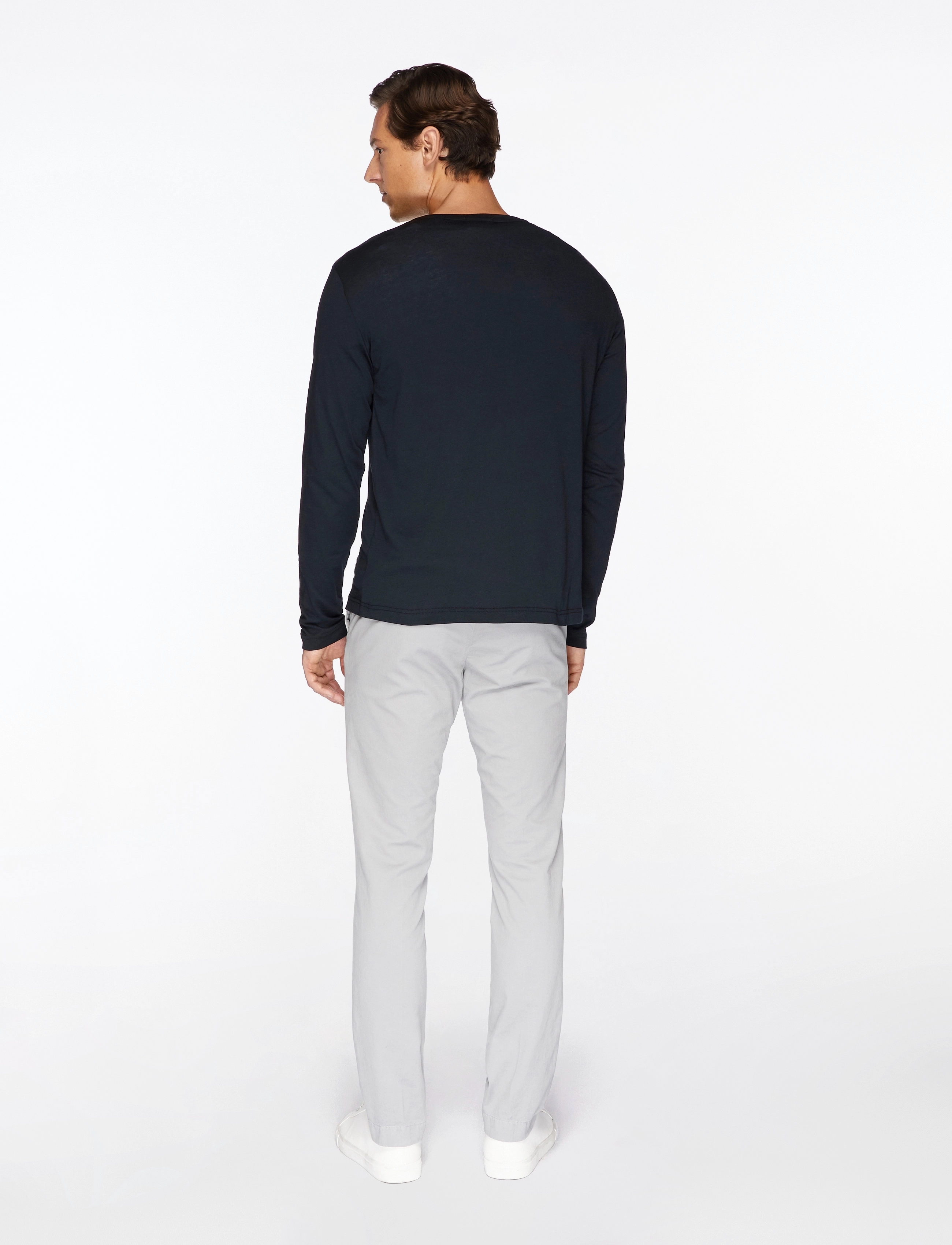 Gant - SLIM SHIELD LS T-SHIRT - pikkade varrukatega t-särgid - black - 4