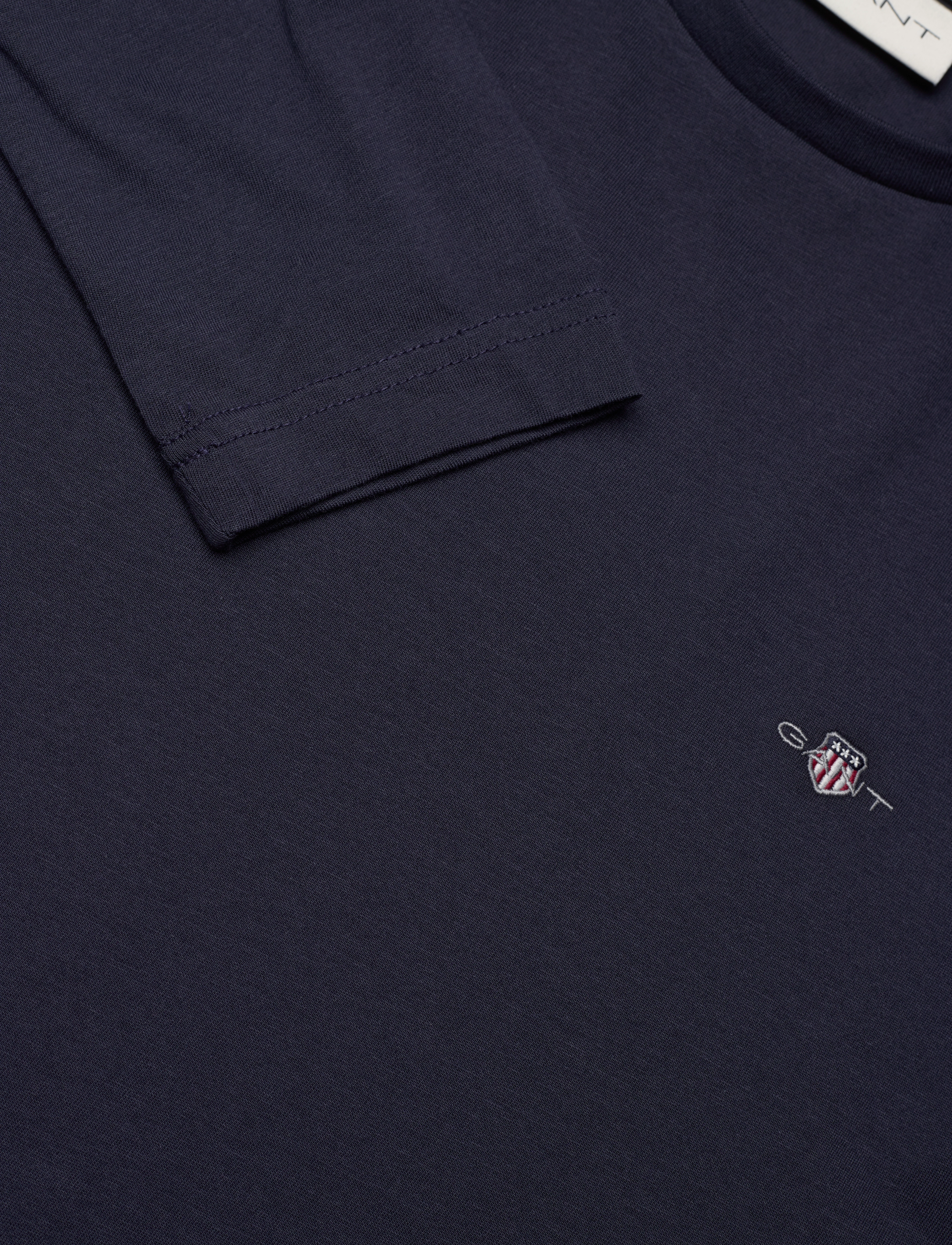 Gant - SLIM SHIELD LS T-SHIRT - langärmelig - evening blue - 2