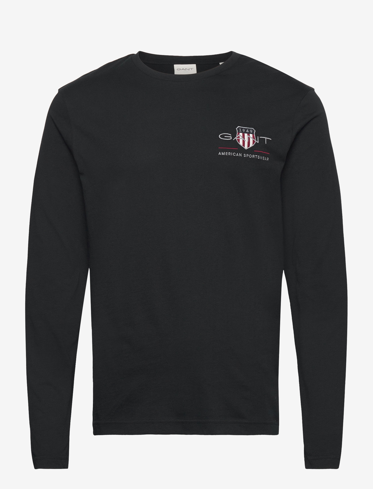 GANT - REG MEDIUM ARCHIVE SHIELD LS T - efterårstøj - black - 0