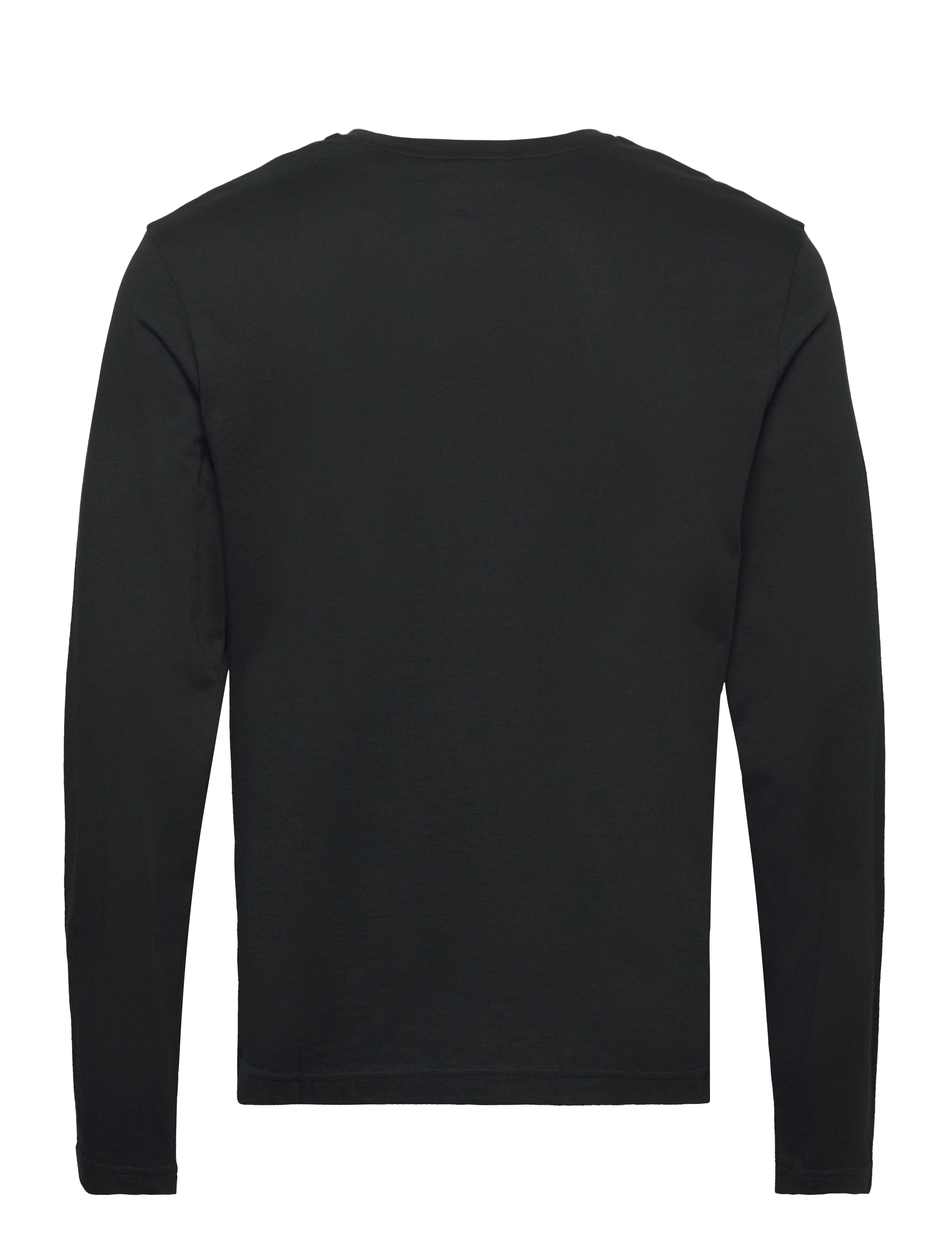 Gant - REG MEDIUM ARCHIVE SHIELD LS T - basic t-shirts - black - 1