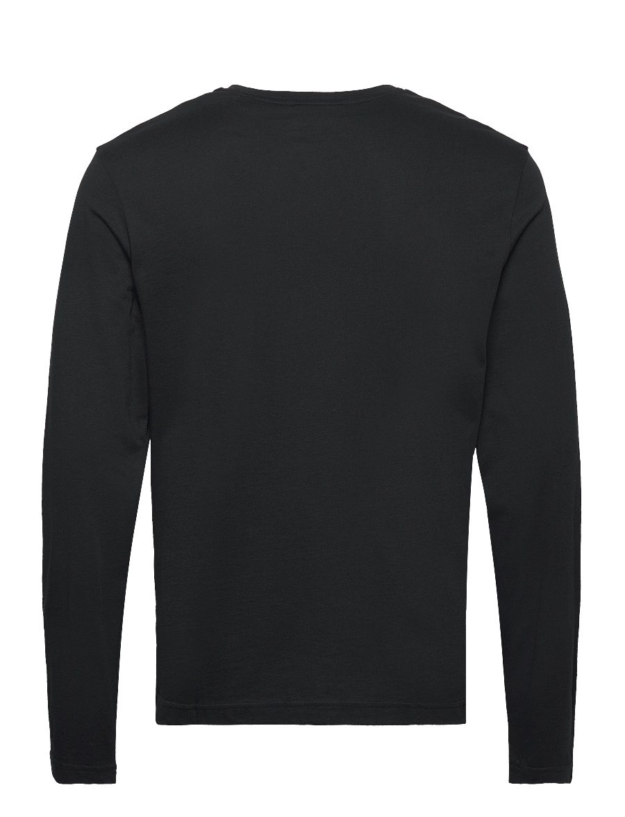 Gant - REG MEDIUM ARCHIVE SHIELD LS T - pitkähihaiset - black - 1