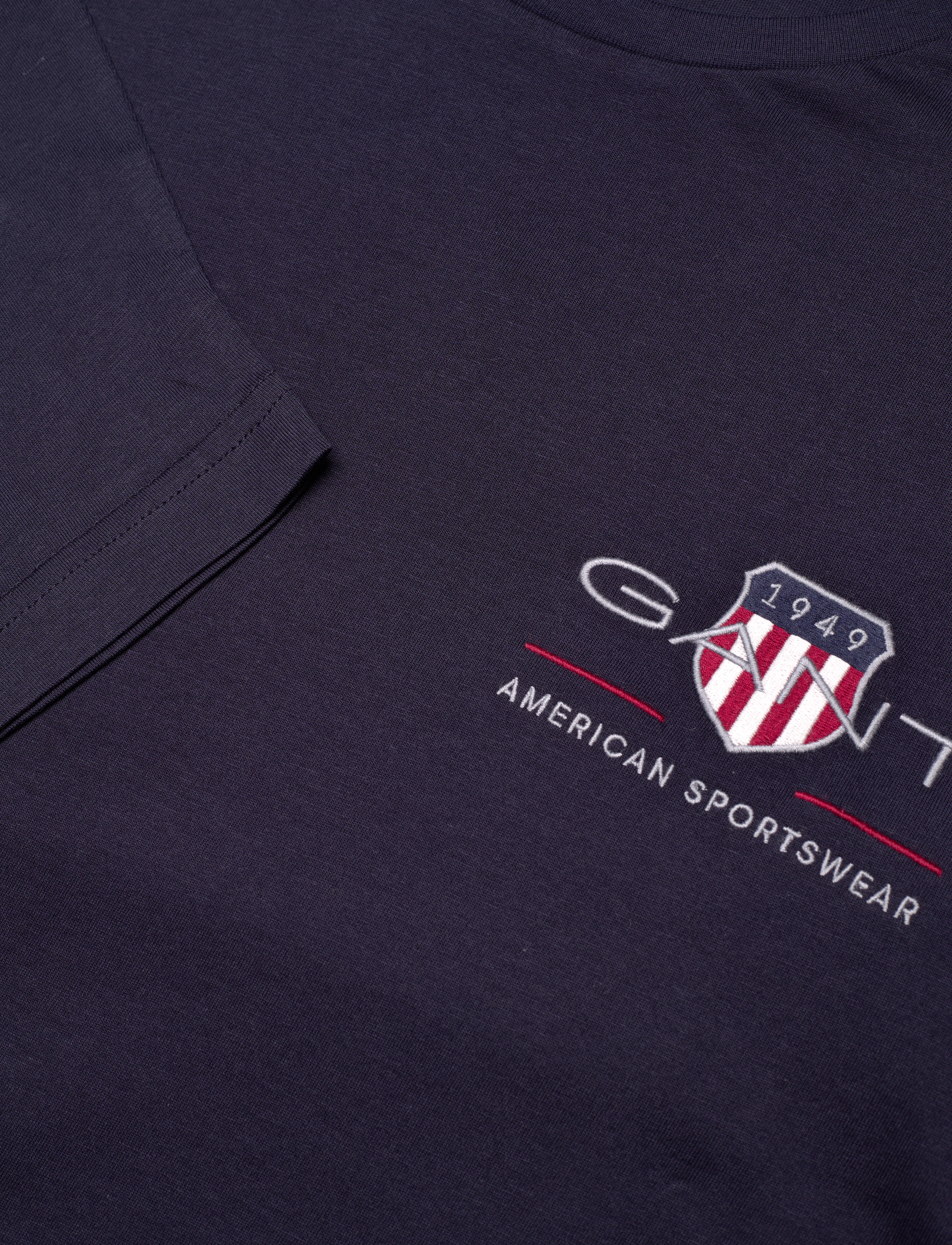 Gant - REG MEDIUM ARCHIVE SHIELD LS T - langärmelig - evening blue - 2