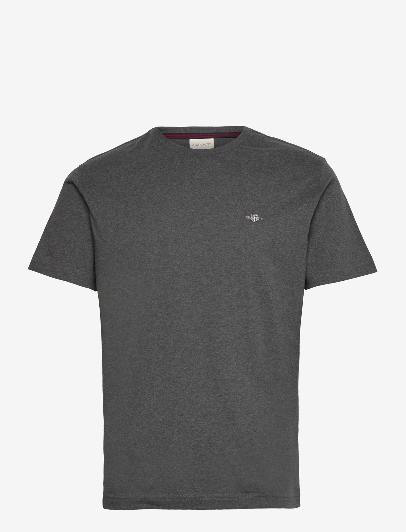 GANT - SHIELD LOGO TSHIRT - antracit melange - 0