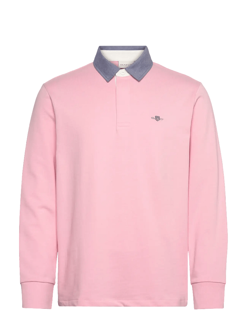 GANT - REG CHAMBRAY HEAVY RUGGER - langærmede poloer - california pink - 0