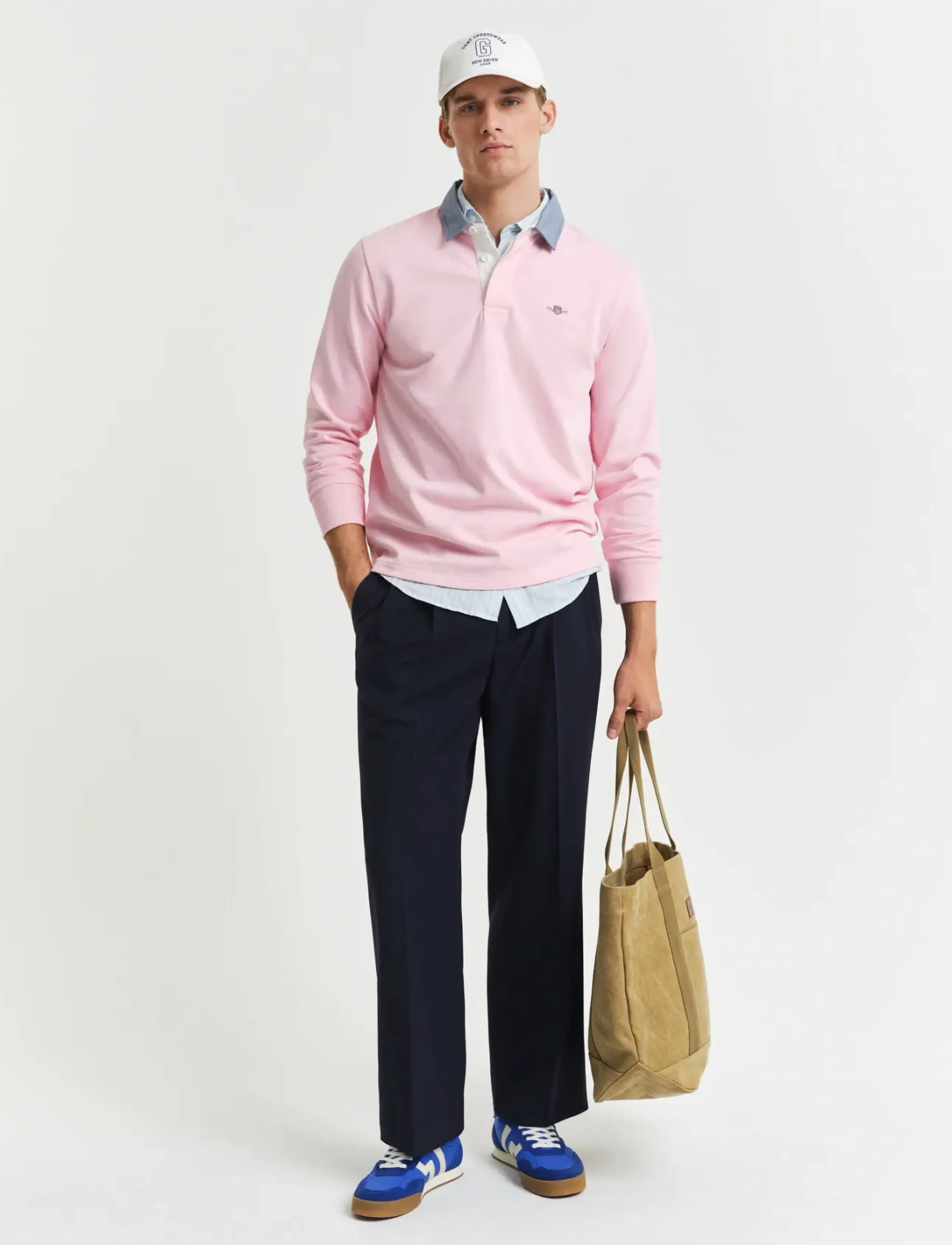 Gant - Classic Heavy Rugger - long-sleeved polos - california pink - 5