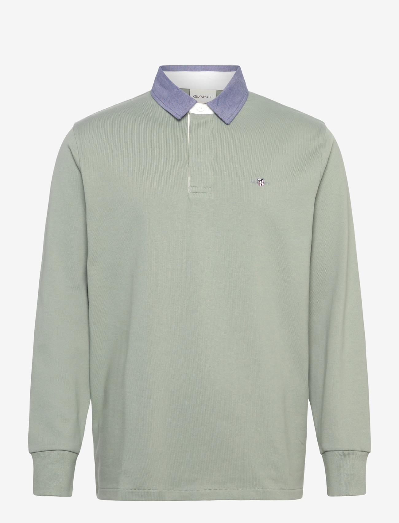 Gant - Classic Heavy Rugger - langærmede poloer - ceramic grey - 1