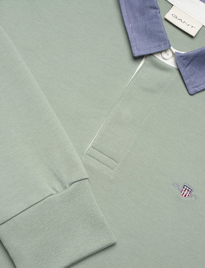 Gant - Classic Heavy Rugger - langærmede poloer - ceramic grey - 5