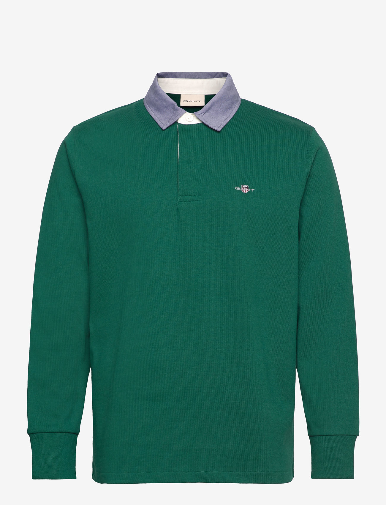 Gant - Classic Heavy Rugger - langærmede poloer - deep forest green - 0