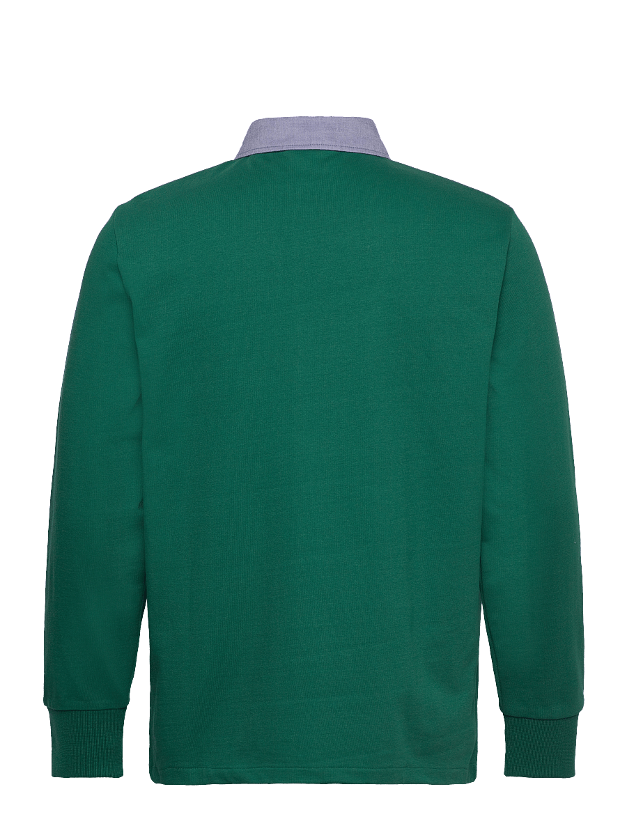 Gant - Classic Heavy Rugger - long-sleeved polos - deep forest green - 1