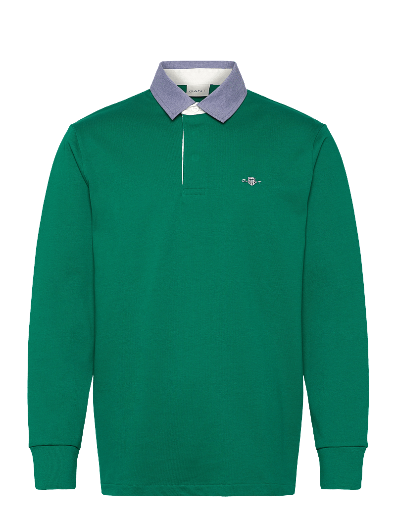 Gant - Classic Heavy Rugger - pikkade varrukatega polod - deep green - 0