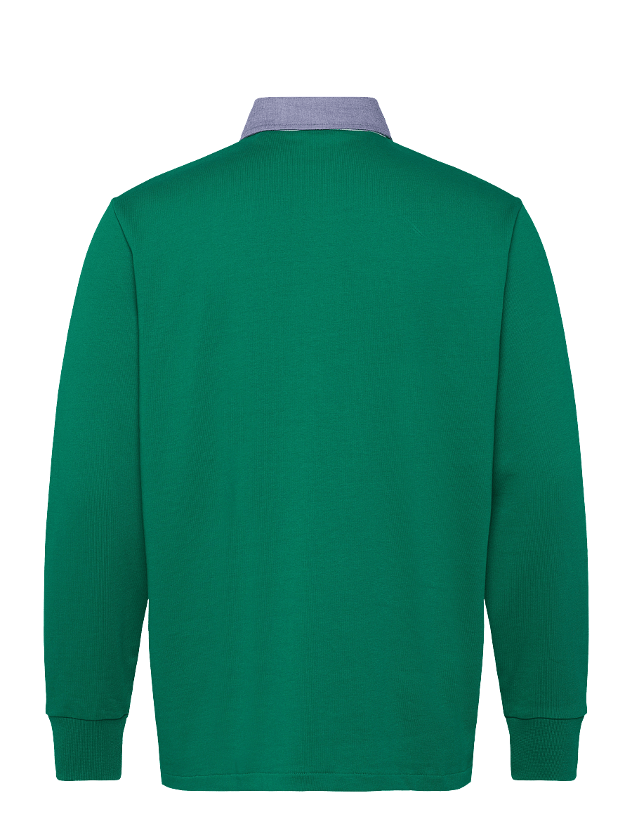 Gant - Classic Heavy Rugger - long-sleeved polos - deep green - 1