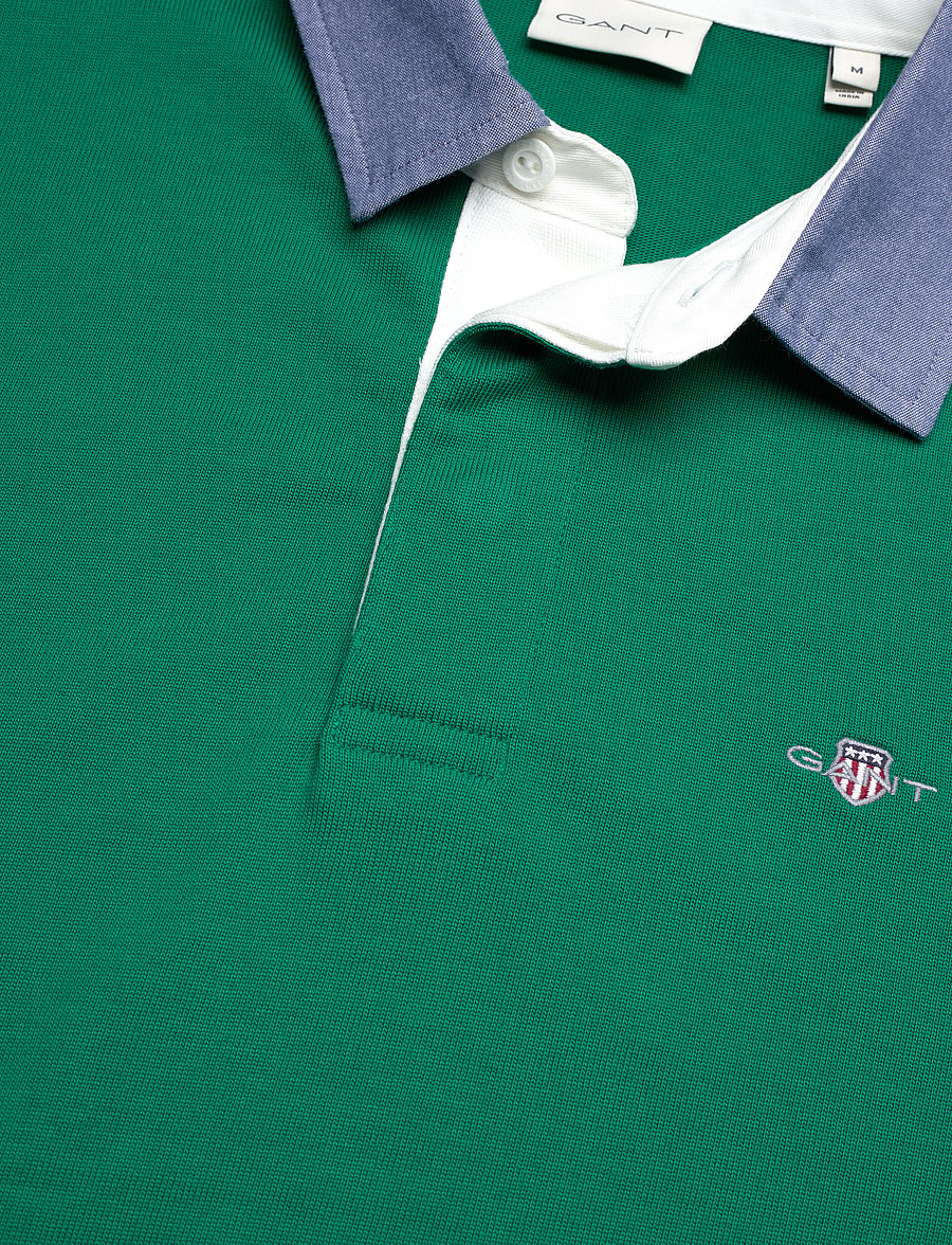 Gant - Classic Heavy Rugger - long-sleeved polos - deep green - 2