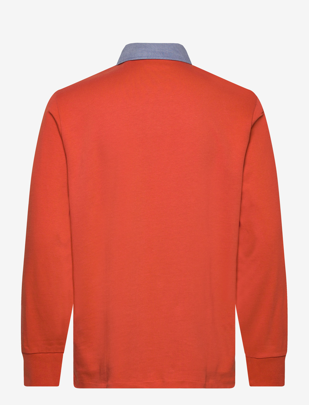 GANT - REG CHAMBRAY HEAVY RUGGER - pikkade varrukatega polod - deep orange - 1