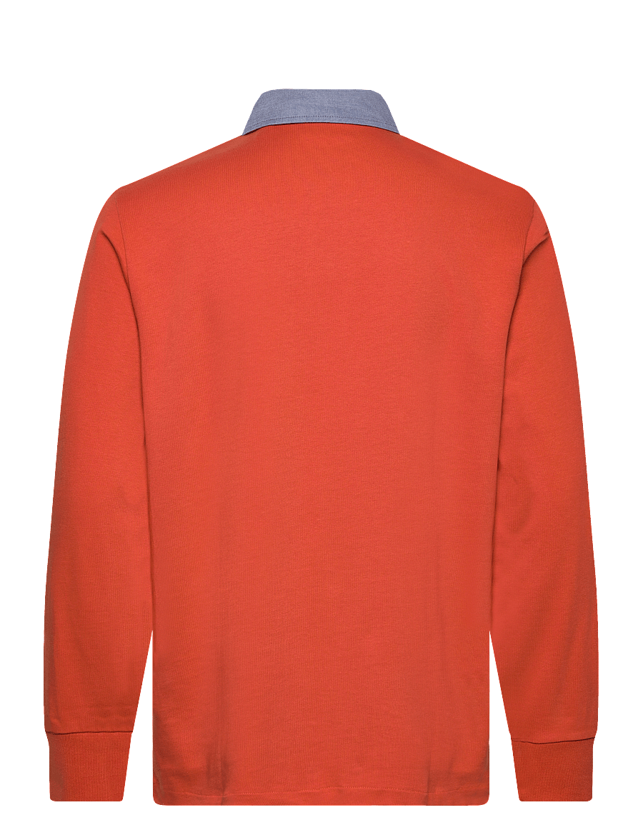 Gant - Classic Heavy Rugger - long-sleeved polos - deep orange - 1