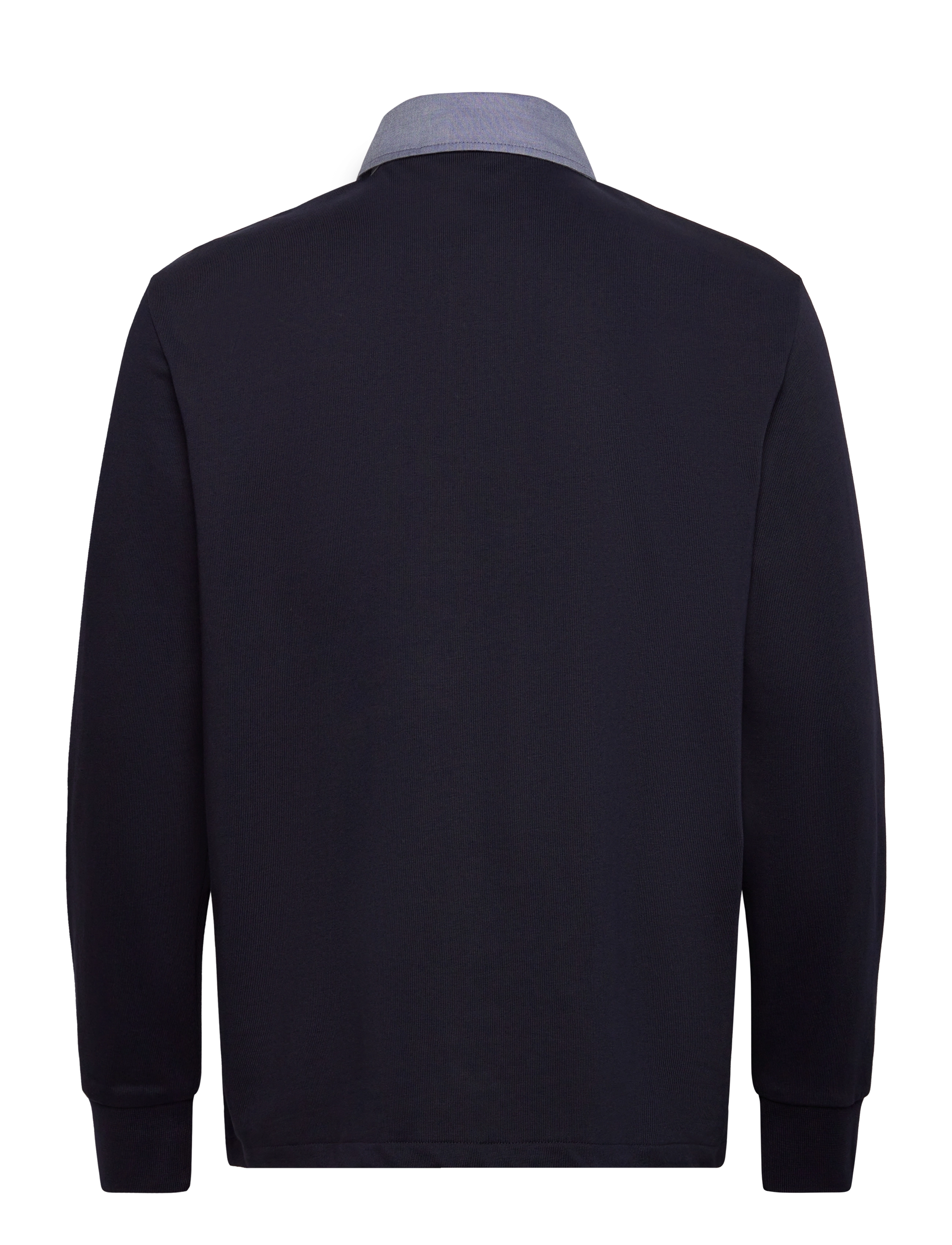 Gant - Classic Heavy Rugger - langerma pólóbolir - evening blue - 2