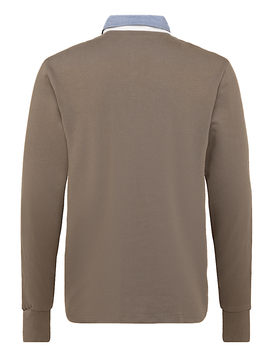 Gant - Classic Heavy Rugger - langærmede poloer - faded taupe - 1