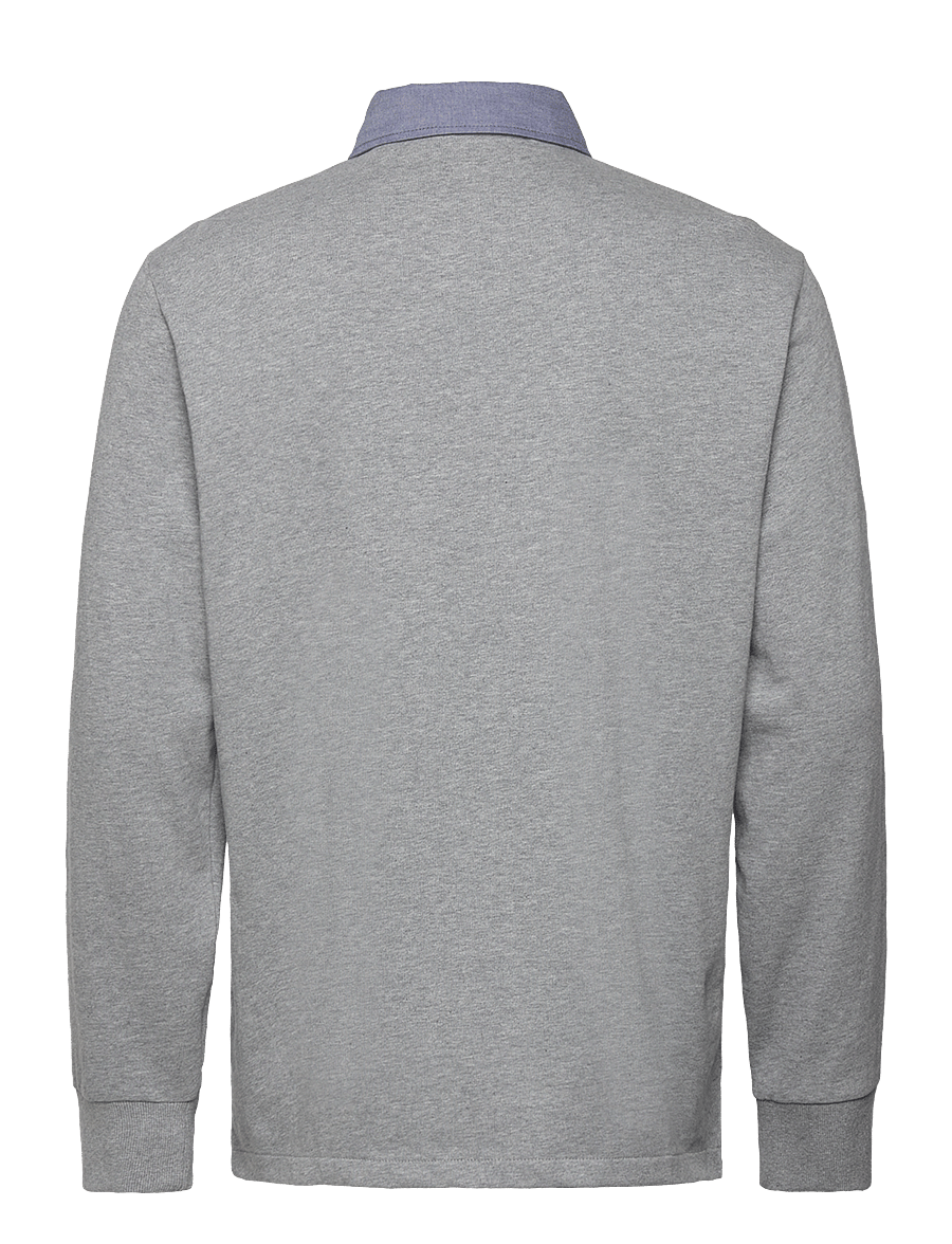 Gant - Classic Heavy Rugger - long-sleeved polos - grey melange - 2