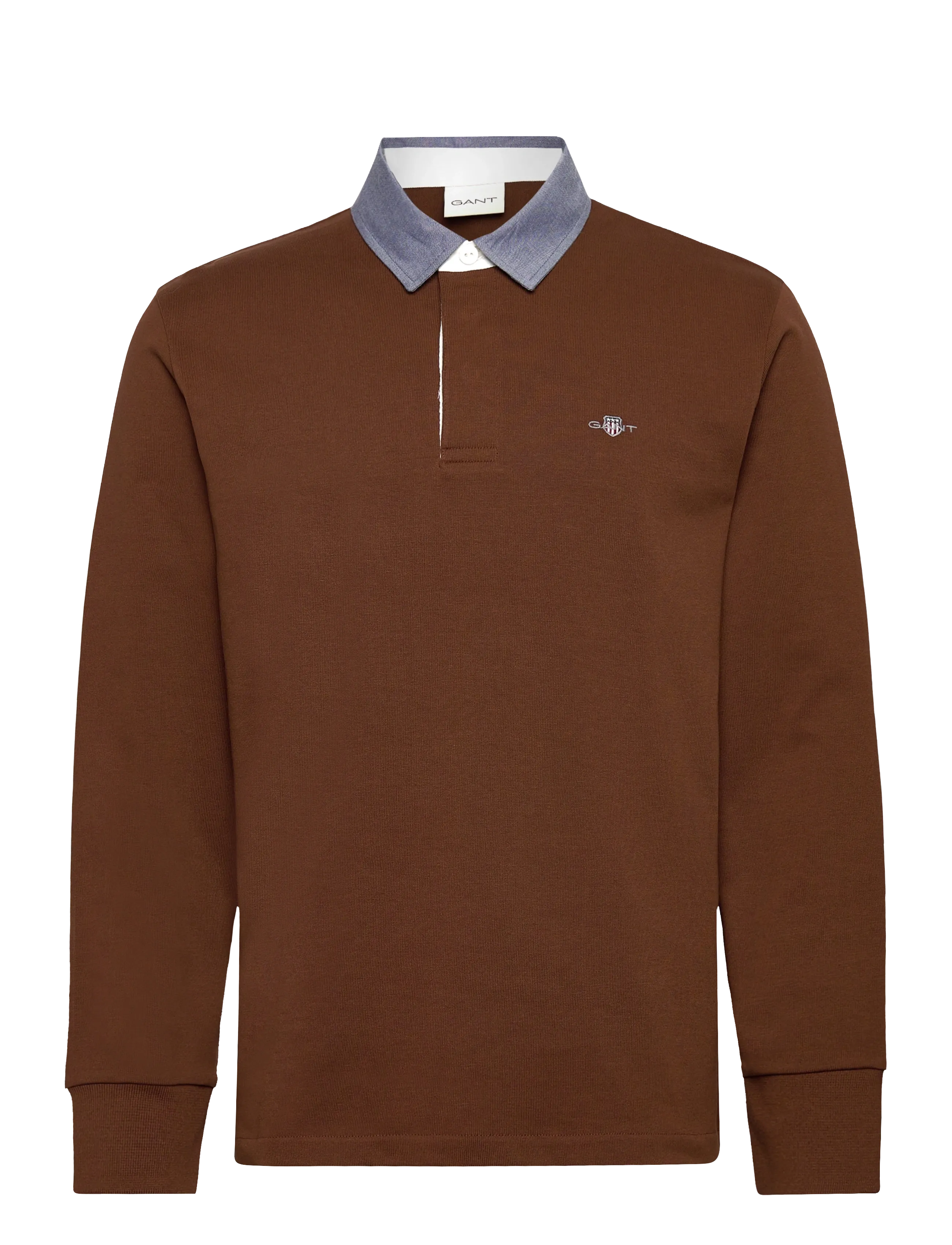 GANT REG CHAMBRAY HEAVY RUGGER - New arrivals - MAHOGANY BROWN / brown