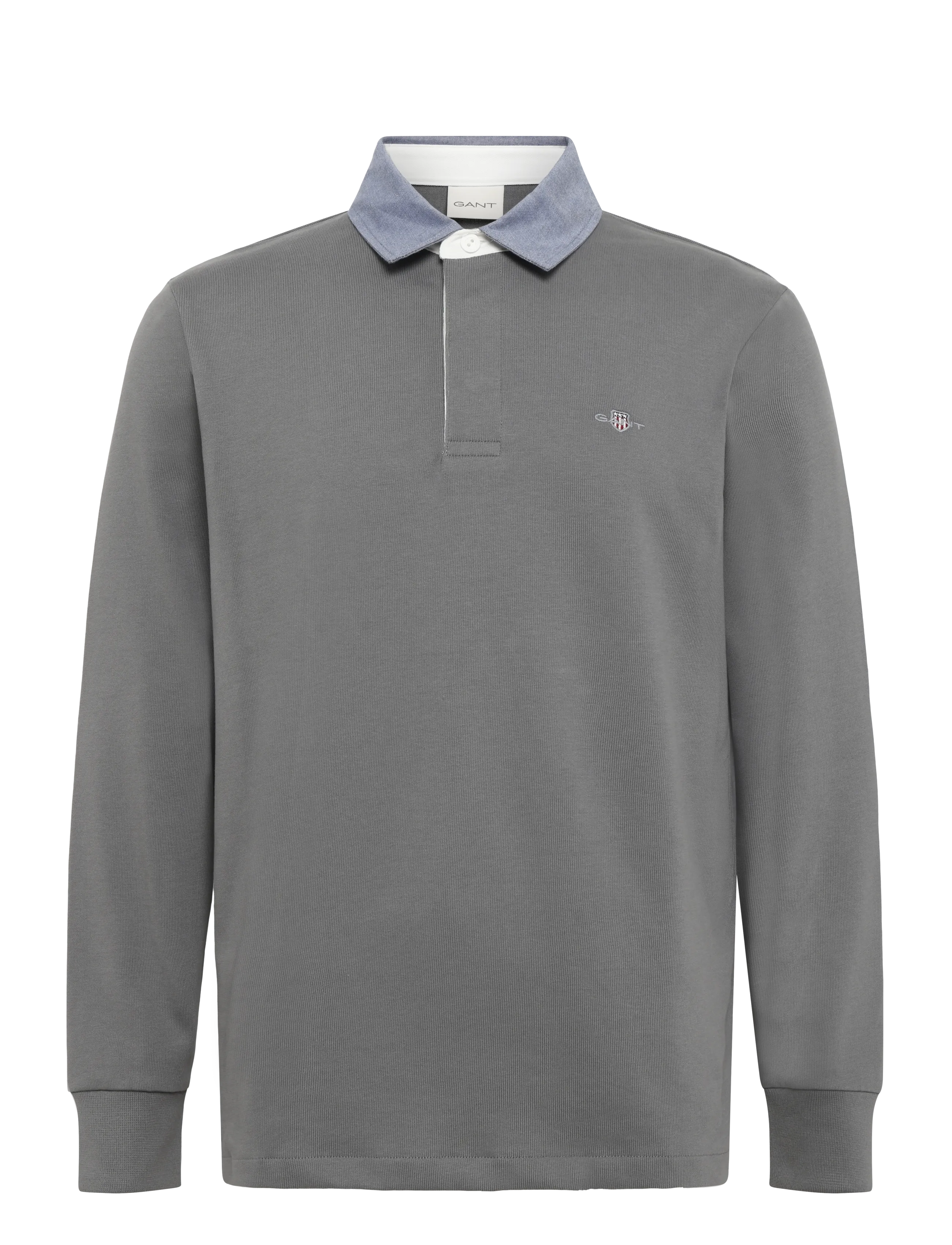 Gant Classic Heavy Rugger - Pikéer - MID GREY / grey