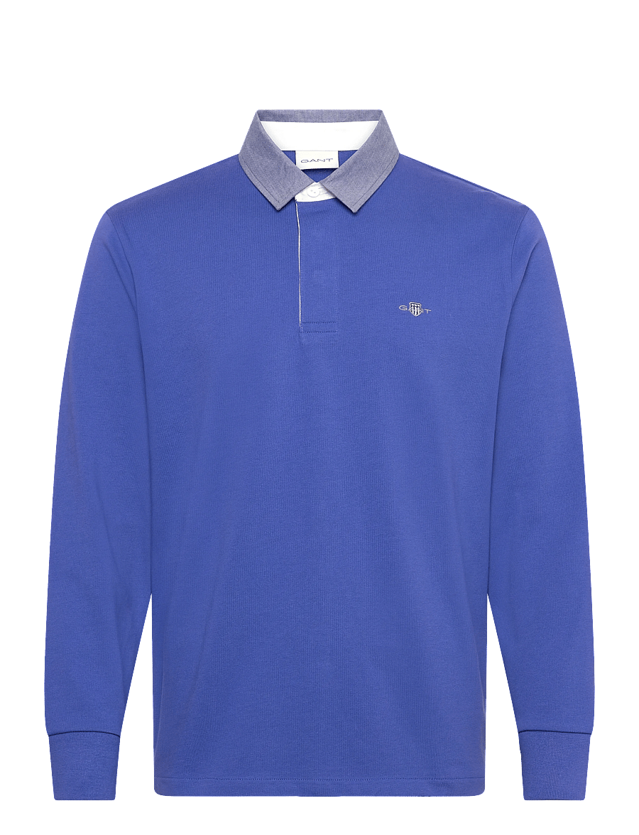 Gant - Classic Heavy Rugger - pikkade varrukatega polod - royal blue - 1