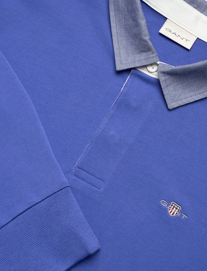 Gant - Classic Heavy Rugger - langærmede poloer - royal blue - 5