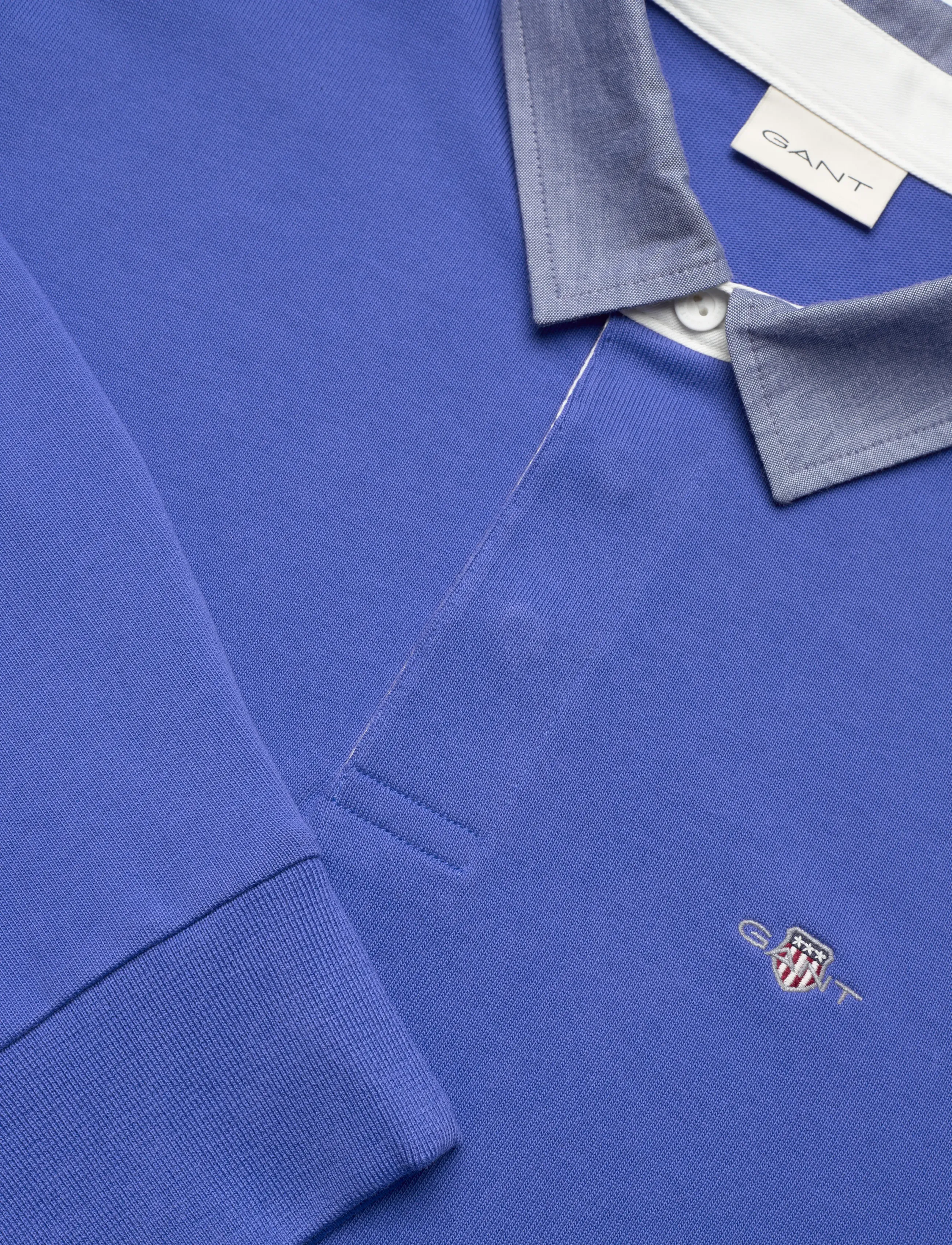 Gant - Classic Heavy Rugger - pikkade varrukatega polod - royal blue - 5
