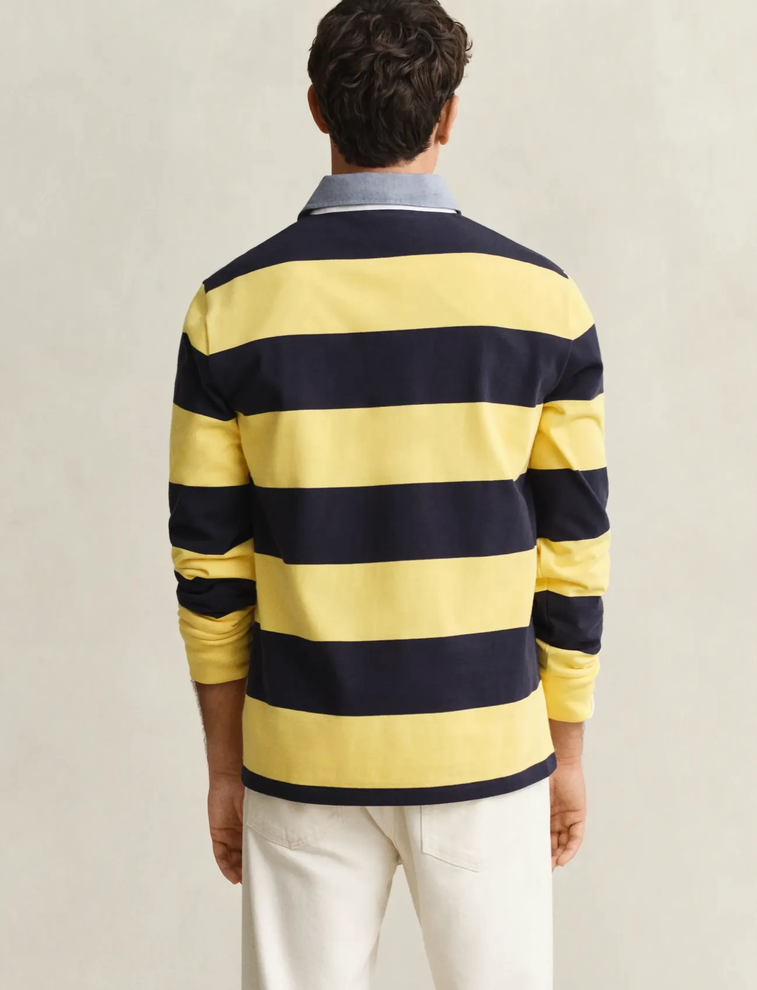 Gant - Classic Heavy Rugger - pikkade varrukatega polod - banana yellow - 2