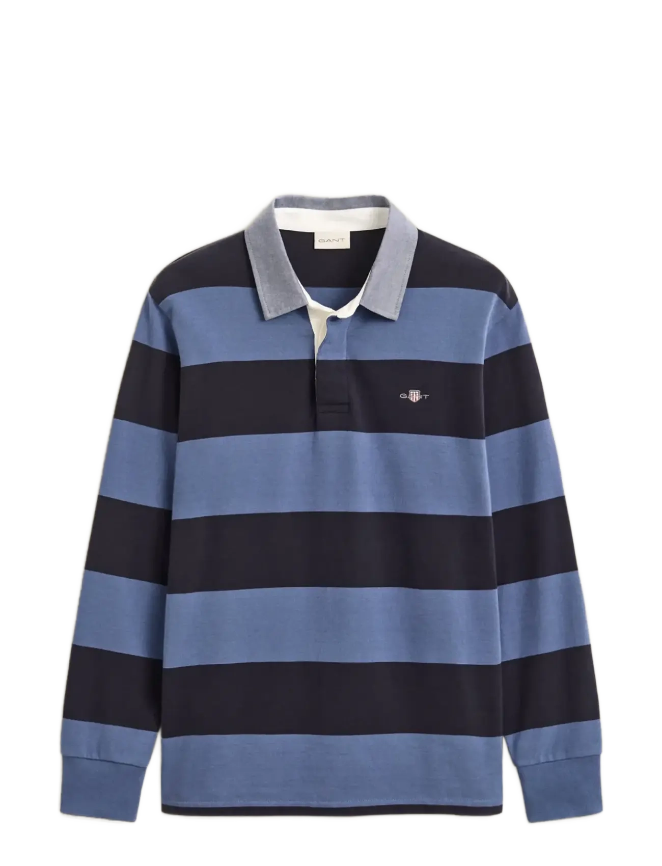 Gant - Classic Heavy Rugger - langærmede poloer - blue horizon - 1