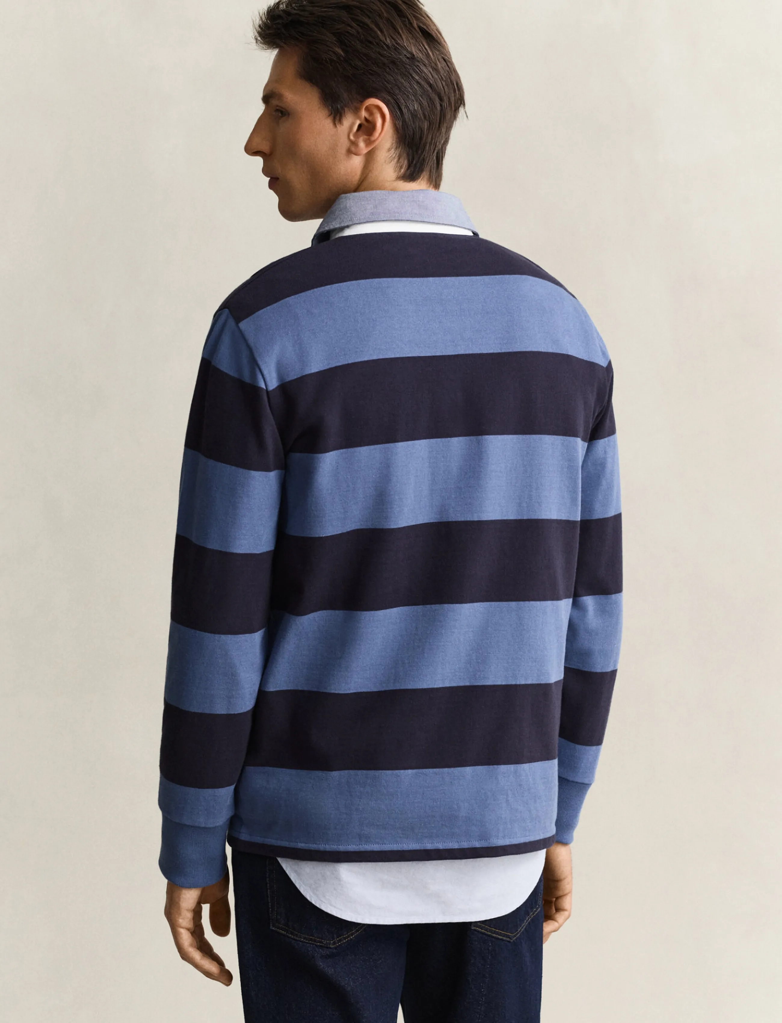 Gant - Classic Heavy Rugger - pikkade varrukatega polod - blue horizon - 2