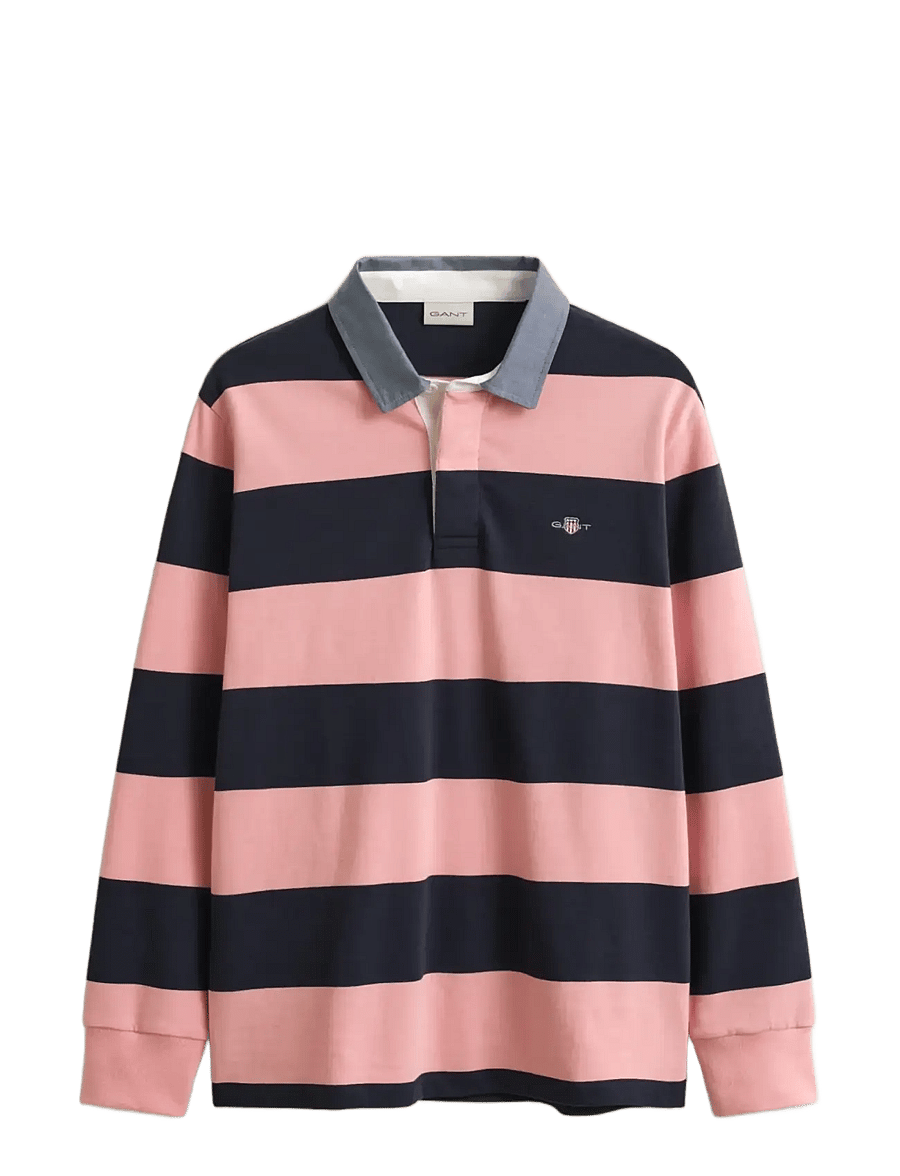 Gant - Classic Heavy Rugger - long-sleeved polos - bubbelgum pink - 1